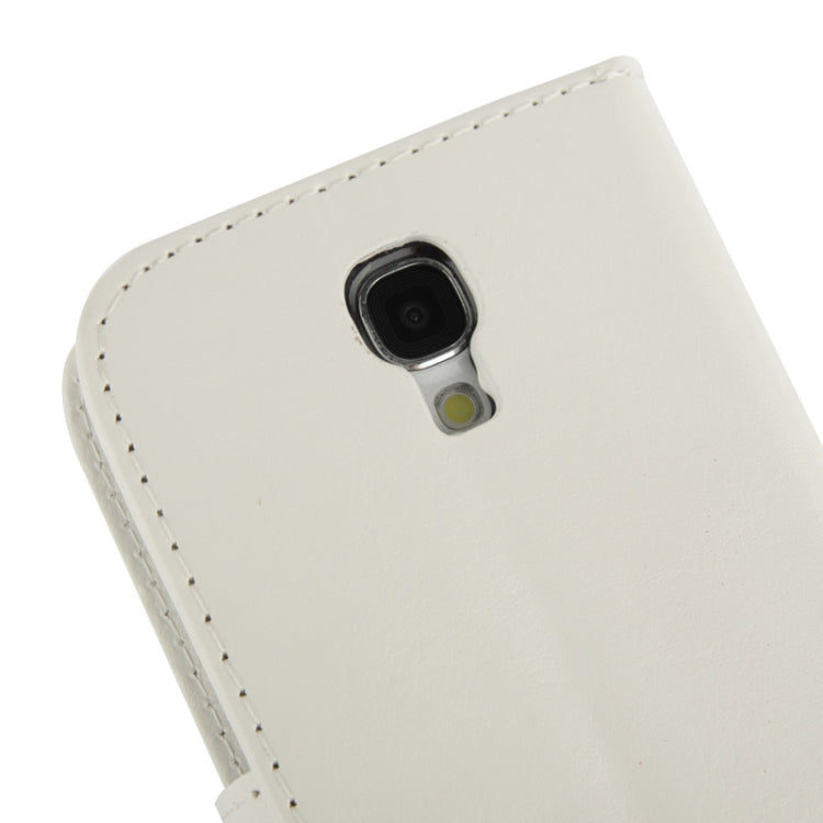 Fine Sheepskin Texture Flip Leather Case with Credit Card Slots & Holder for Galaxy S IV / i9500
