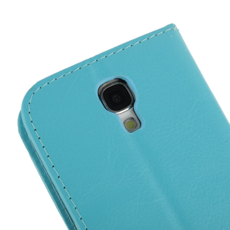 Fine Sheepskin Texture Flip Leather Case with Credit Card Slots & Holder for Galaxy S IV / i9500