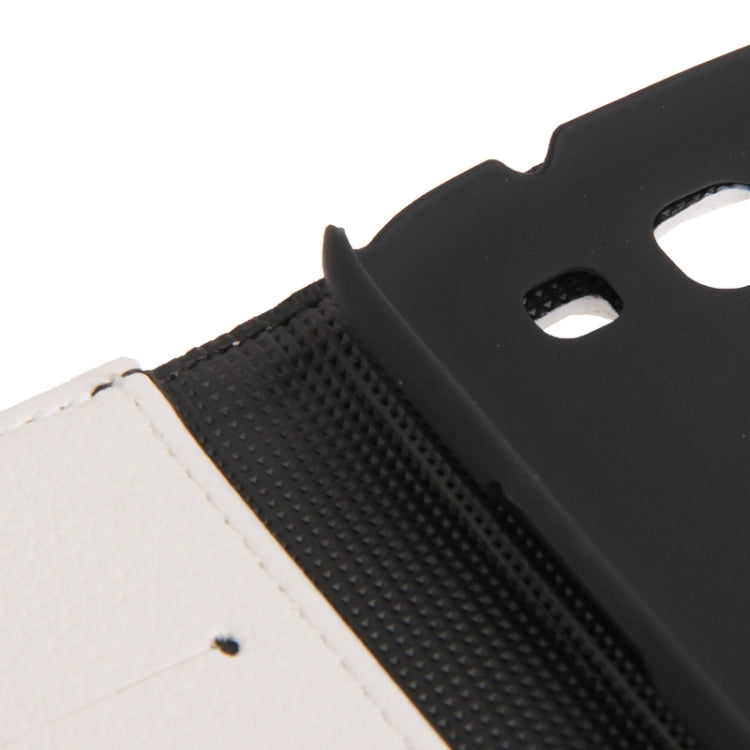 Horizontal Flip Litchi Texture Leather Case Cover with Credit Card Slot & Holder for Galaxy SIII / i9300