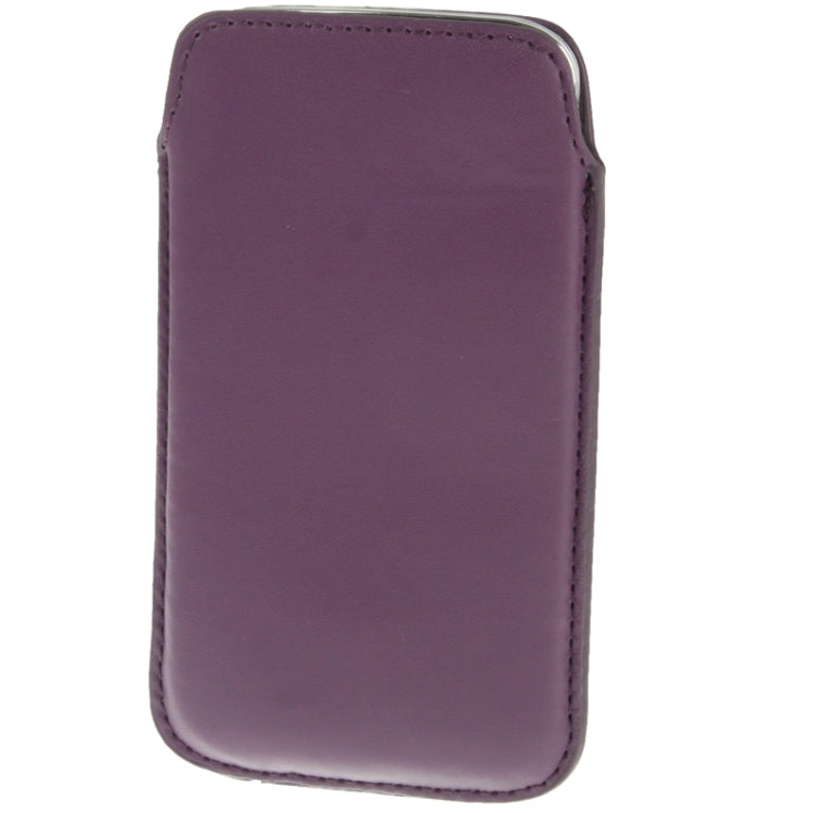 Universal Leather Case Pocket Sleeve Bag with Pull Tab for Galaxy S5 / G900 / i9300 / i9250 / i8750 / iPhone 5 / HTC One / ASUS PadFone2 / HTC G23 / Sony LT29i / Sony L36h / LG E960 / Sony M35h / LG P880 / LG E975 / Nokia Lumia 920