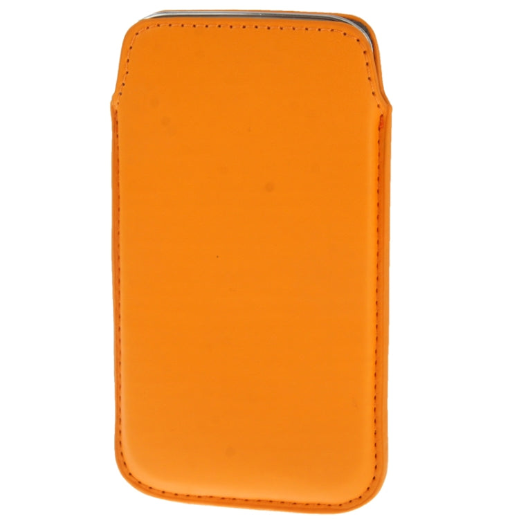 Universal Leather Case Pocket Sleeve Bag with Pull Tab for Galaxy S5 / G900 / i9300 / i9250 / i8750 / iPhone 5 / HTC One / ASUS PadFone2 / HTC G23 / Sony LT29i / Sony L36h / LG E960 / Sony M35h / LG P880 / LG E975 / Nokia Lumia 920
