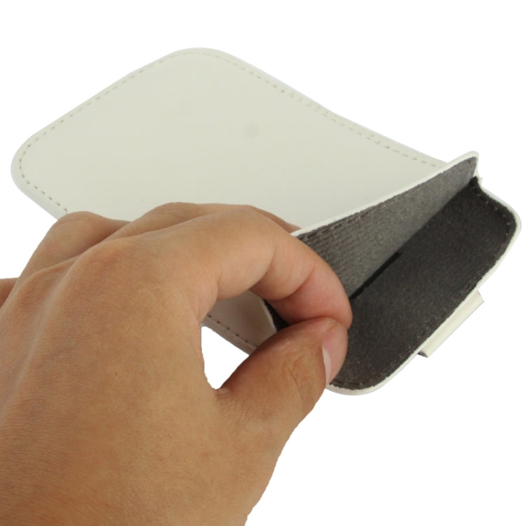 Universal Leather Case Pocket Sleeve Bag with Pull Tab for Galaxy S5 / G900 / i9300 / i9250 / i8750 / iPhone 5 / HTC One / ASUS PadFone2 / HTC G23 / Sony LT29i / Sony L36h / LG E960 / Sony M35h / LG P880 / LG E975 / Nokia Lumia 920