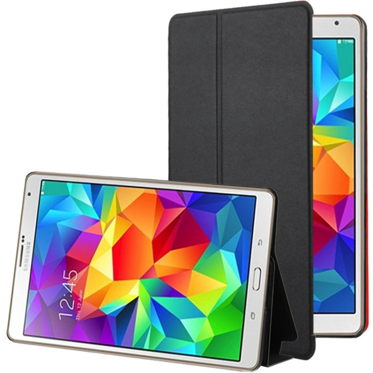 Frosted Texture Flip Leather Case with Holder for Galaxy Tab S 8.4 / T700