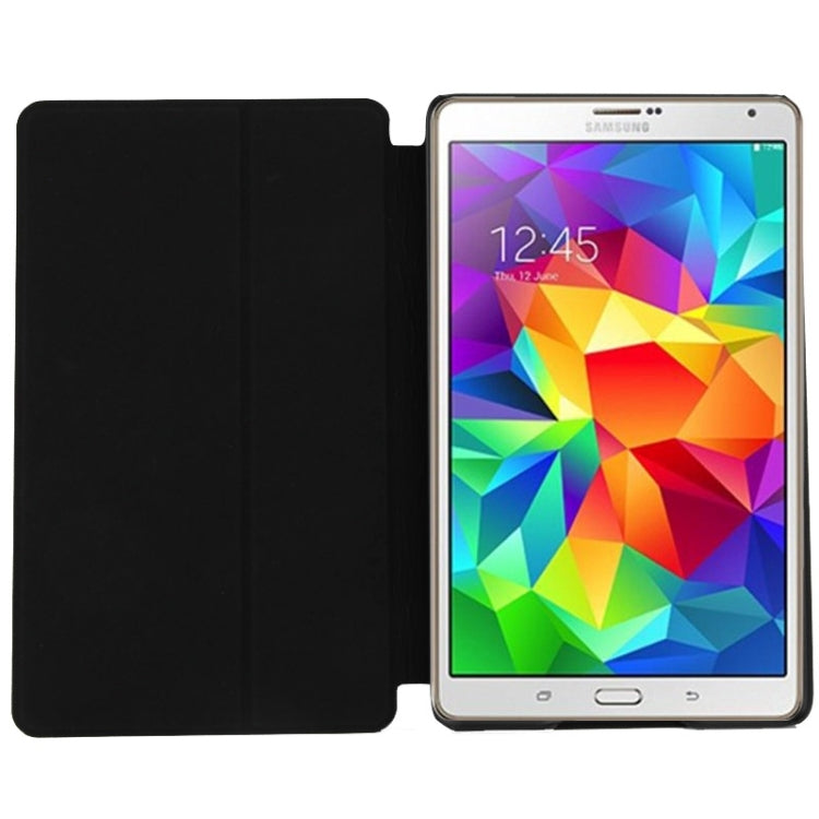 Frosted Texture Flip Leather Case with Holder for Galaxy Tab S 8.4 / T700