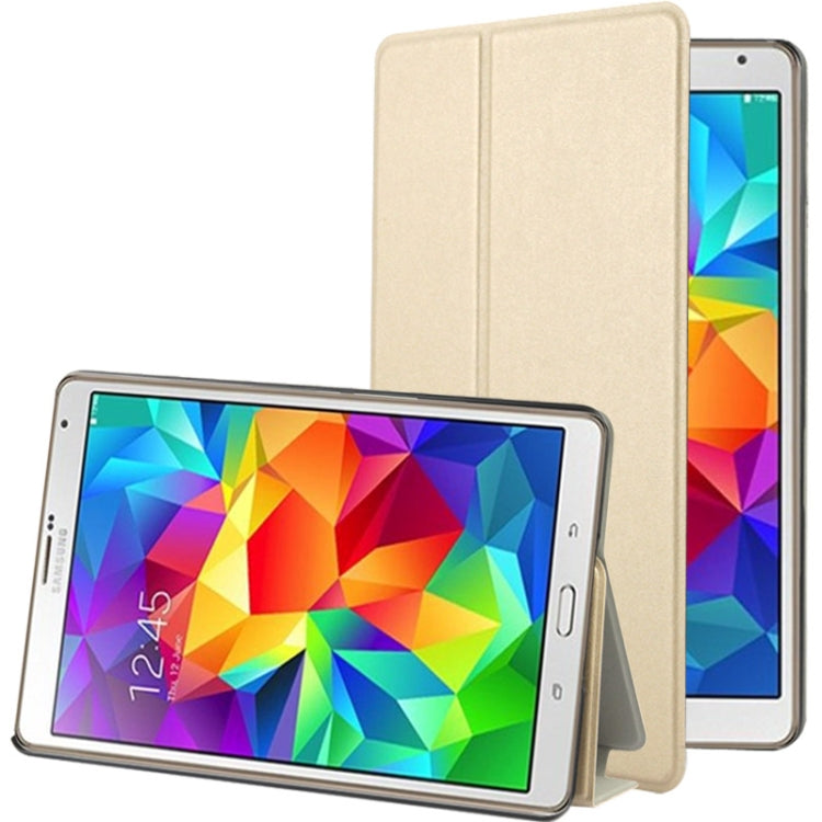 Frosted Texture Flip Leather Case with Holder for Galaxy Tab S 8.4 / T700