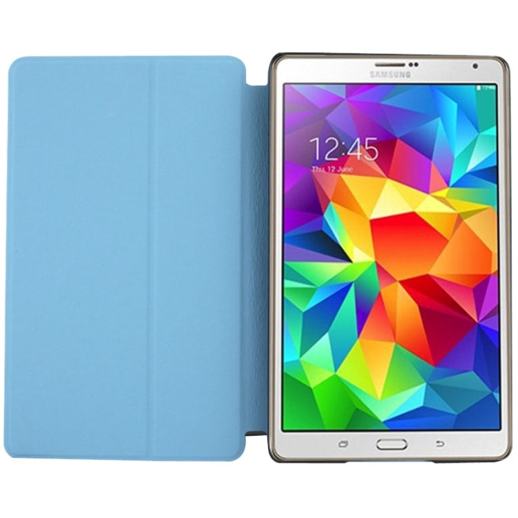Frosted Texture Flip Leather Case with Holder for Galaxy Tab S 8.4 / T700