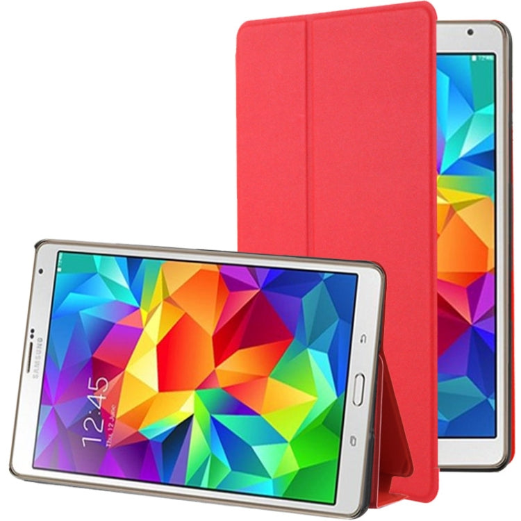 Frosted Texture Flip Leather Case with Holder for Galaxy Tab S 8.4 / T700
