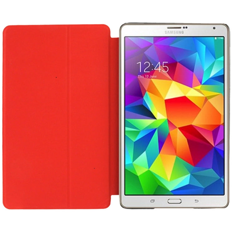 Frosted Texture Flip Leather Case with Holder for Galaxy Tab S 8.4 / T700