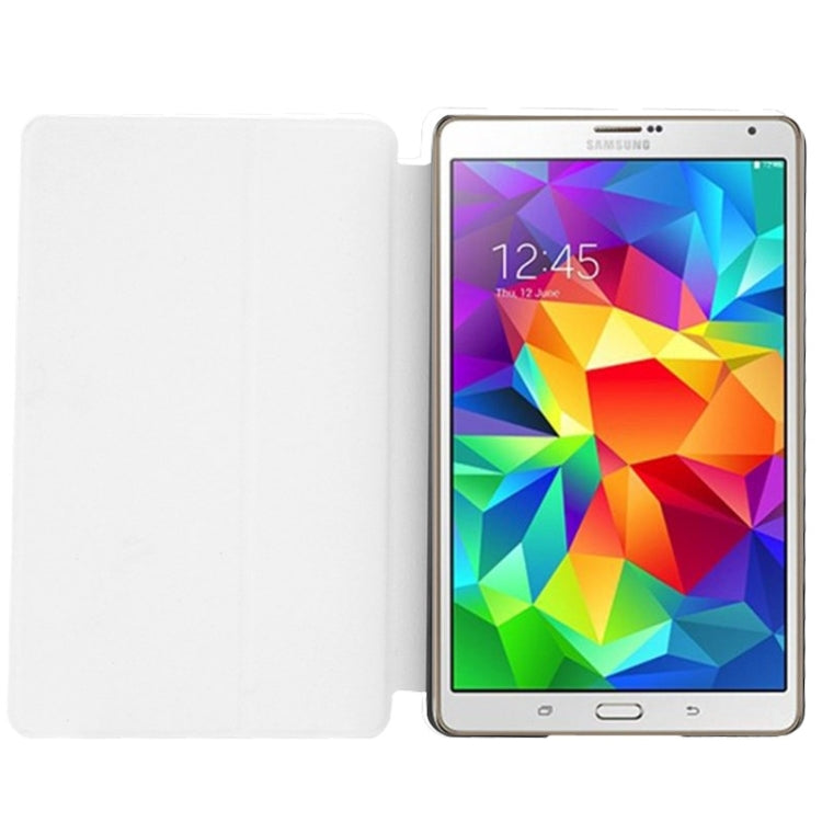 Frosted Texture Flip Leather Case with Holder for Galaxy Tab S 8.4 / T700