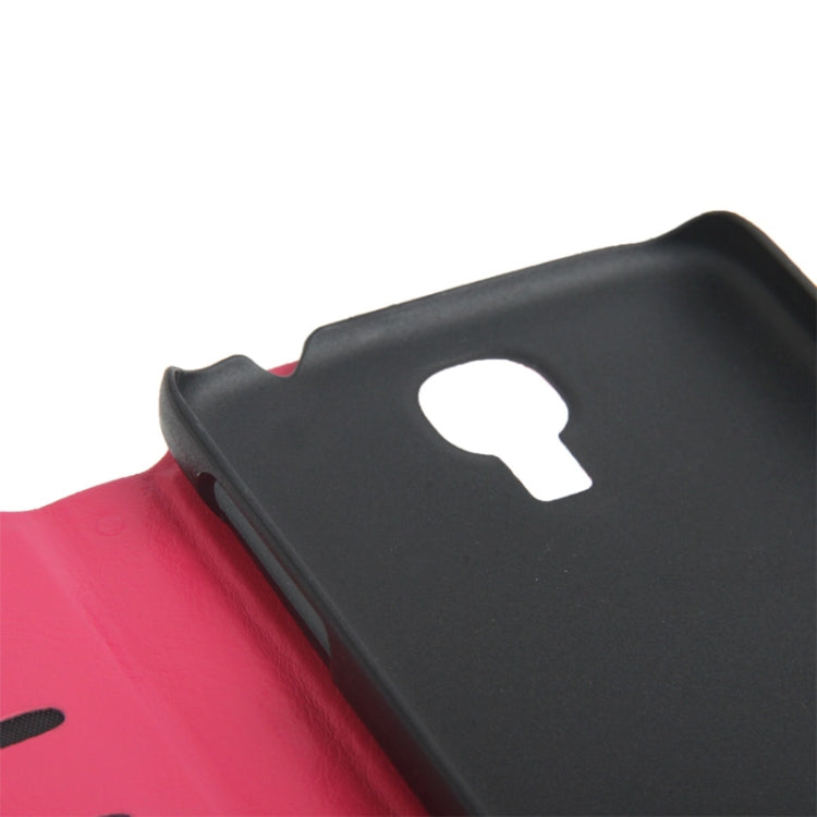 Fine Sheepskin Texture Leather Case with Credit Card Slot & Holder for Galaxy S IV / i9500