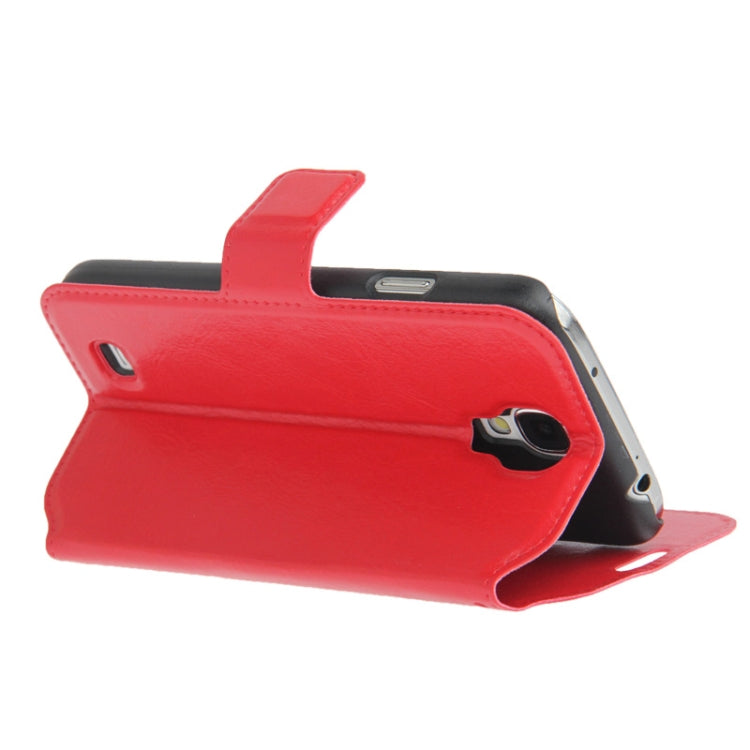 Fine Sheepskin Texture Leather Case with Credit Card Slot & Holder for Galaxy S IV / i9500