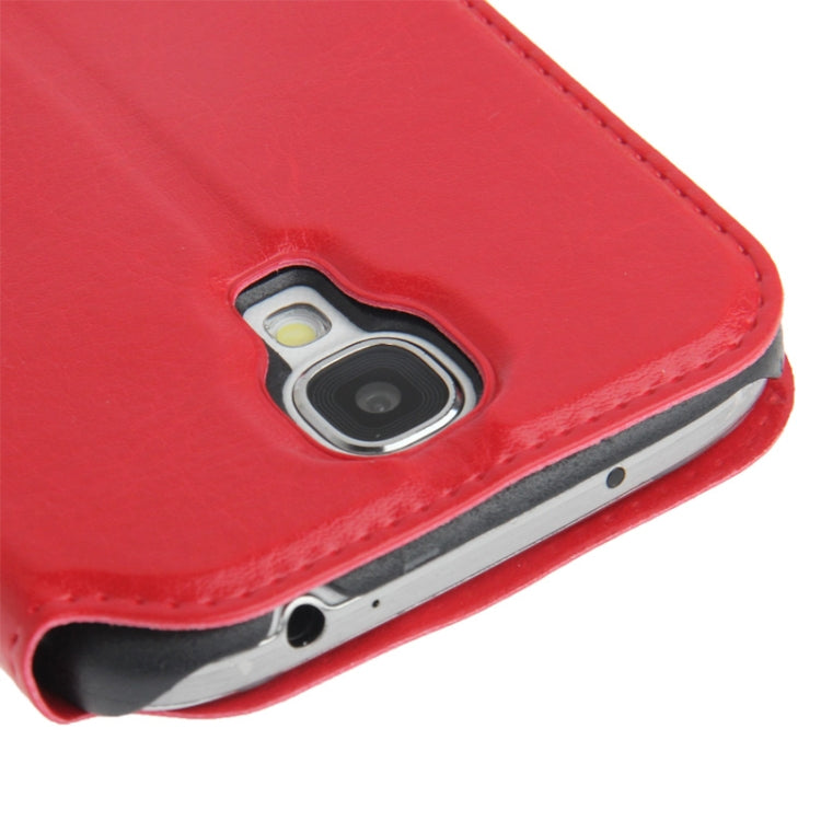 Fine Sheepskin Texture Leather Case with Credit Card Slot & Holder for Galaxy S IV / i9500