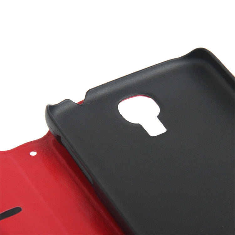 Fine Sheepskin Texture Leather Case with Credit Card Slot & Holder for Galaxy S IV / i9500