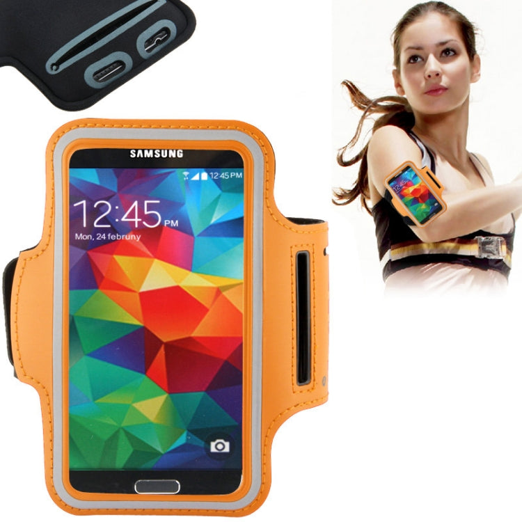PU Sport Armband Case with Earphone Hole & Key Pocket for Galaxy S7 / S6 & S6 Edge / S5 / S4 / S3