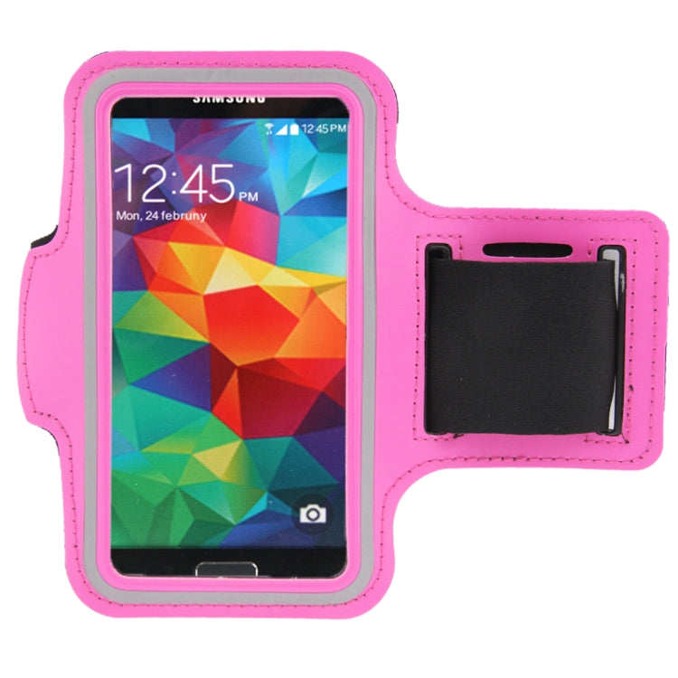 PU Sport Armband Case with Earphone Hole & Key Pocket for Galaxy S7 / S6 & S6 Edge / S5 / S4 / S3