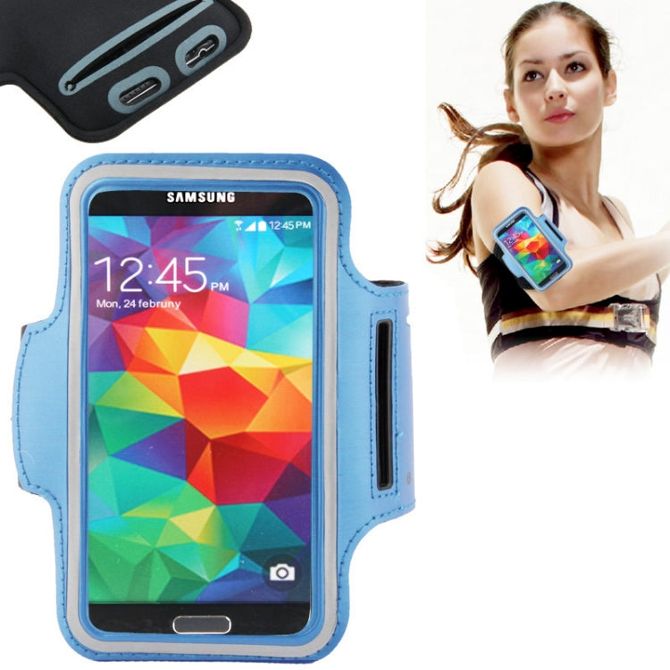 PU Sport Armband Case with Earphone Hole & Key Pocket for Galaxy S7 / S6 & S6 Edge / S5 / S4 / S3