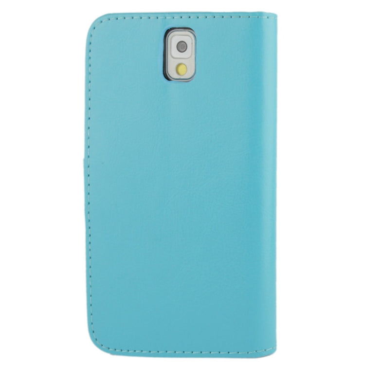 Fine Sheepskin Texture Flip Leather Case with Credit Card Slots & Holder for Galaxy Note III / N9000