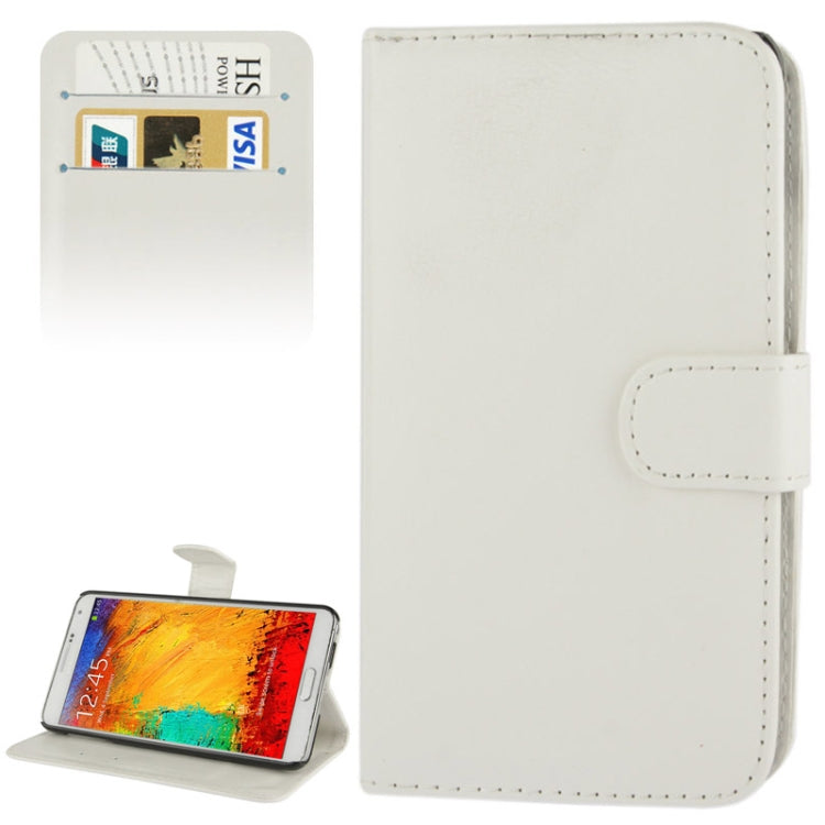 Fine Sheepskin Texture Flip Leather Case with Credit Card Slots & Holder for Galaxy Note III / N9000