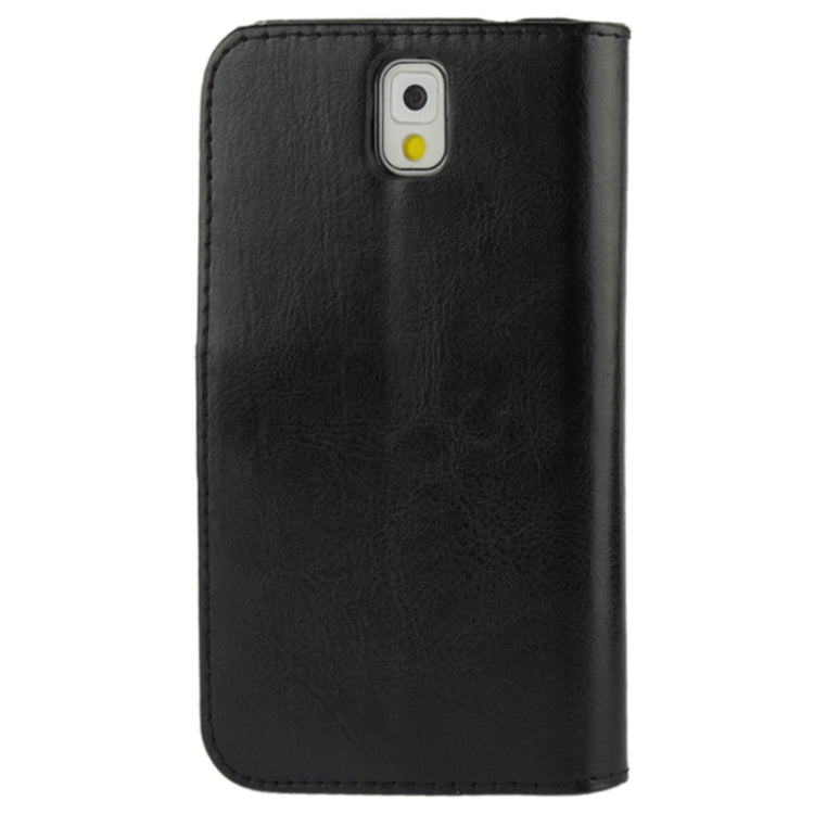 Fine Sheepskin Texture Flip Leather Case with Credit Card Slots & Holder for Galaxy Note III / N9000