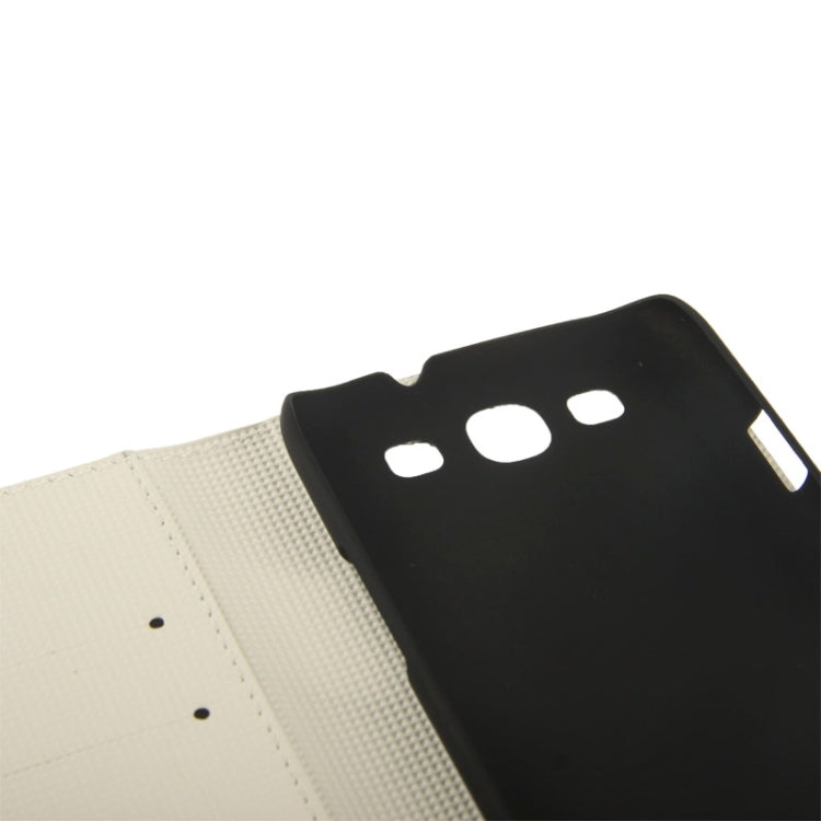 Butterfly Pattern Leather Case with Credit Card Slots & Holder for Galaxy S III / i9300
