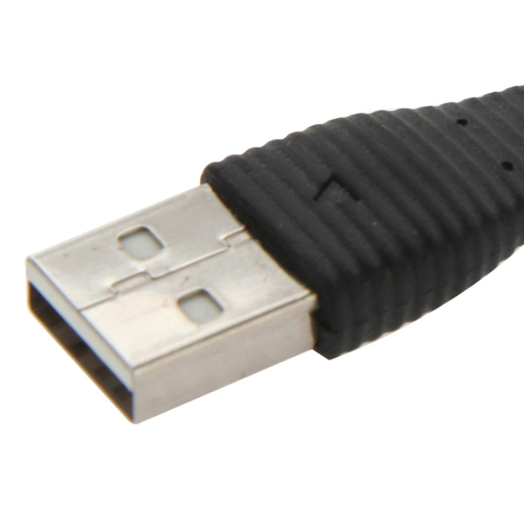 Portable Flexible Micro USB to USB Data Cable /  Charging Cable, Length: 7cm(Black)
