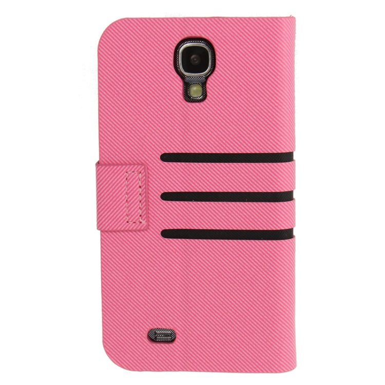 Denim Texture Horizontal Flip Leather Case with Credit Card Slot & Holder for Galaxy S IV / i9500