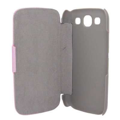Cross Texture Leather Case and Plastic Cover Case for Galaxy SIII / i9300
