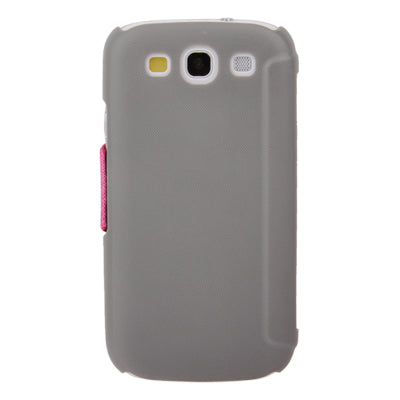 Cross Texture Leather Case and Plastic Cover Case for Galaxy SIII / i9300