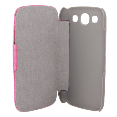 Cross Texture Leather Case and Plastic Cover Case for Galaxy SIII / i9300