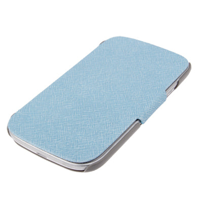 Cross Texture Leather Case and Plastic Cover Case for Galaxy SIII / i9300