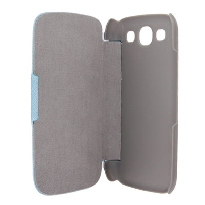 Cross Texture Leather Case and Plastic Cover Case for Galaxy SIII / i9300