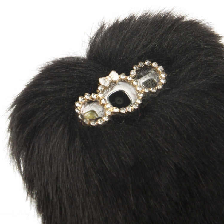 Diamond Encrusted Winter Warm Fur Plastic Case for Galaxy SIII / i9300