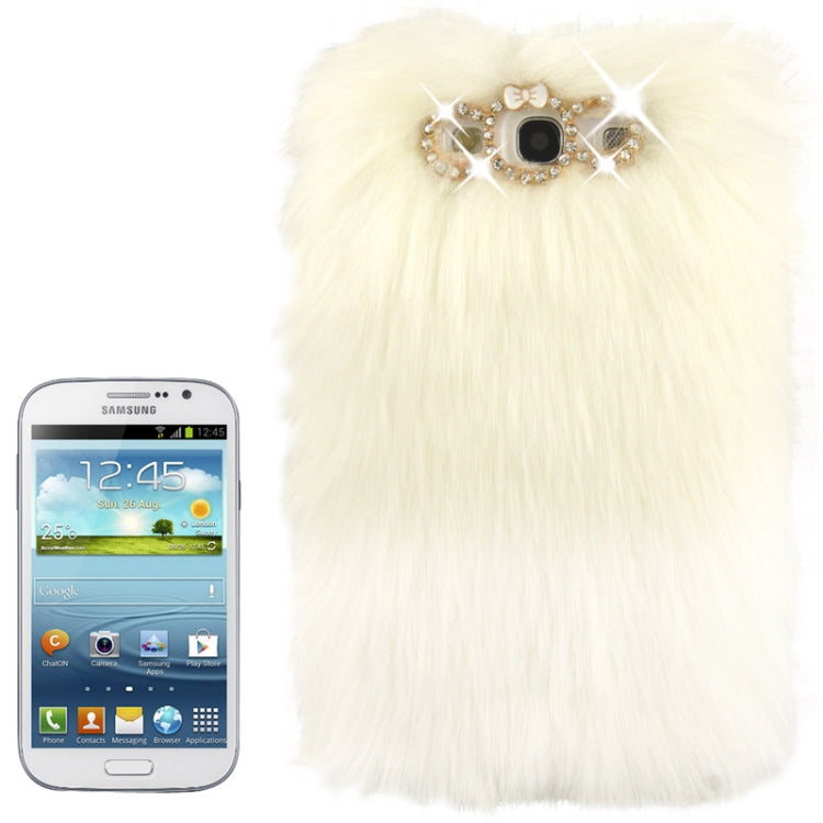 Diamond Encrusted Winter Warm Fur Plastic Case for Galaxy SIII / i9300