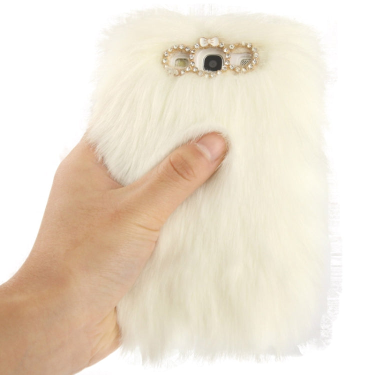 Diamond Encrusted Winter Warm Fur Plastic Case for Galaxy SIII / i9300
