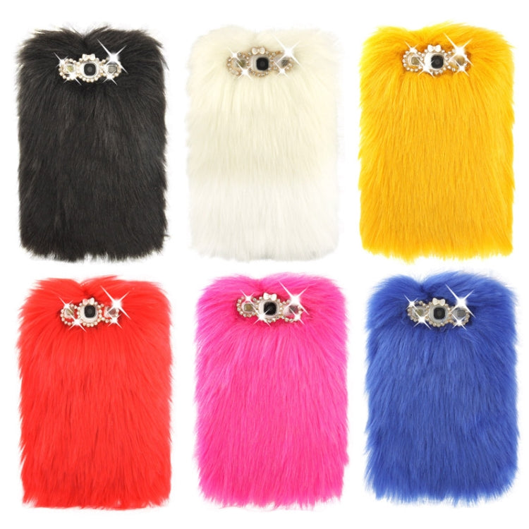 Diamond Encrusted Winter Warm Fur Plastic Case for Galaxy SIII / i9300