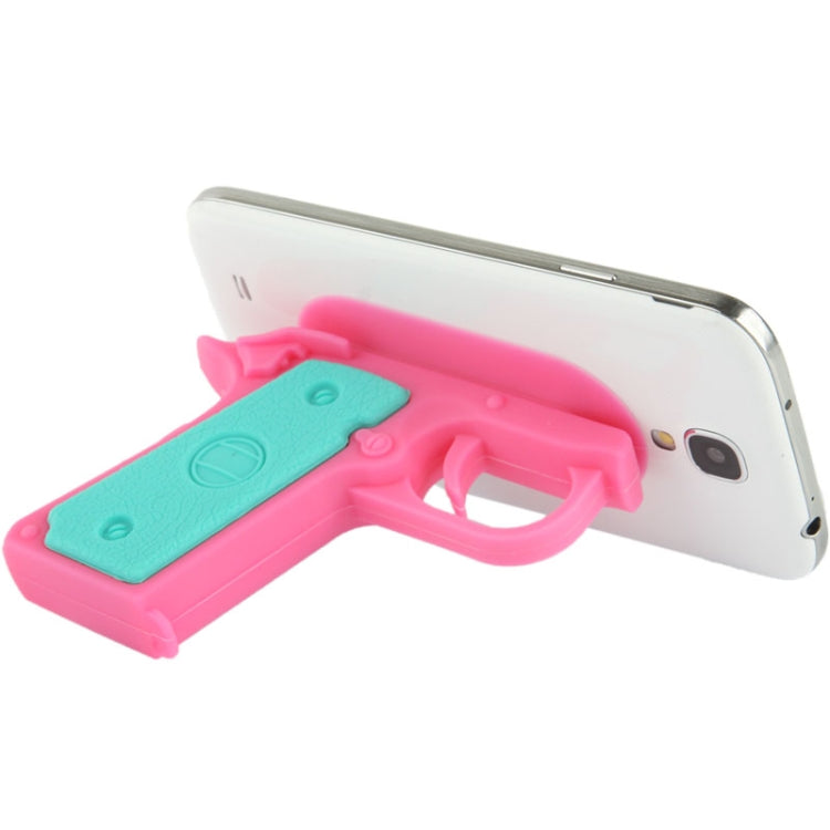 Silicone Pistol Shape Universal Non-slip Mobile Phone Bracket for iPhone 5 / iPhone 4S / Galaxy S IV / i9500 / Other Mobile Phone