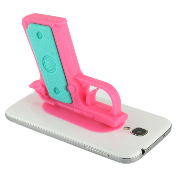 Silicone Pistol Shape Universal Non-slip Mobile Phone Bracket for iPhone 5 / iPhone 4S / Galaxy S IV / i9500 / Other Mobile Phone