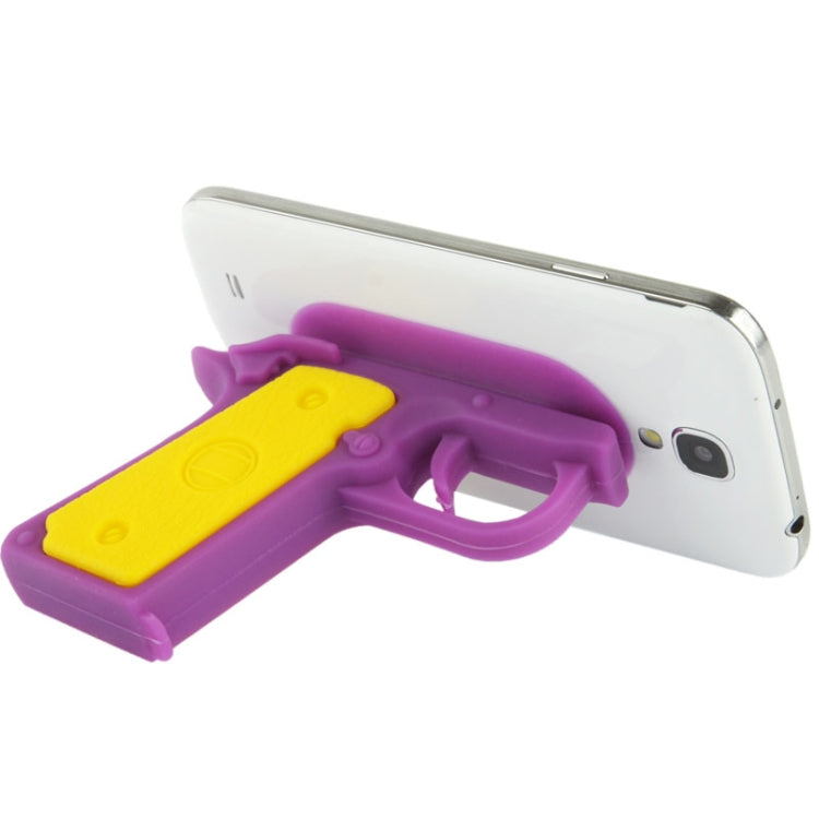 Silicone Pistol Shape Universal Non-slip Mobile Phone Bracket for iPhone 5 / iPhone 4S / Galaxy S IV / i9500 / Other Mobile Phone