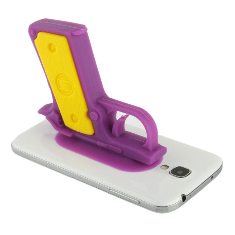 Silicone Pistol Shape Universal Non-slip Mobile Phone Bracket for iPhone 5 / iPhone 4S / Galaxy S IV / i9500 / Other Mobile Phone