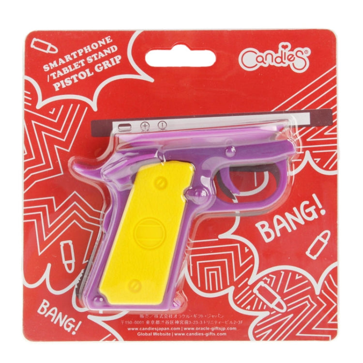 Silicone Pistol Shape Universal Non-slip Mobile Phone Bracket for iPhone 5 / iPhone 4S / Galaxy S IV / i9500 / Other Mobile Phone
