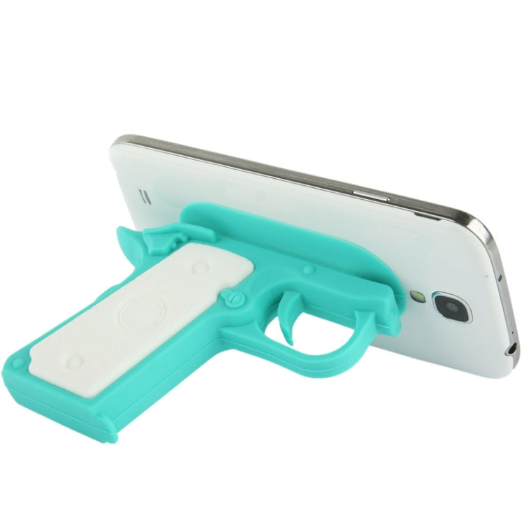 Silicone Pistol Shape Universal Non-slip Mobile Phone Bracket for iPhone 5 / iPhone 4S / Galaxy S IV / i9500 / Other Mobile Phone
