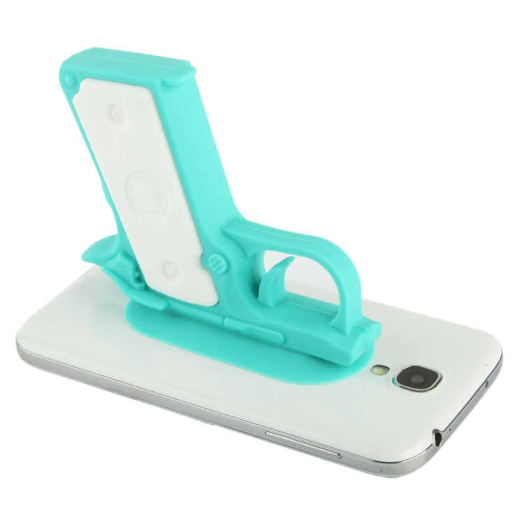 Silicone Pistol Shape Universal Non-slip Mobile Phone Bracket for iPhone 5 / iPhone 4S / Galaxy S IV / i9500 / Other Mobile Phone