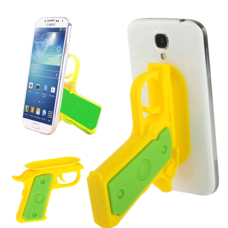 Silicone Pistol Shape Universal Non-slip Mobile Phone Bracket for iPhone 5 / iPhone 4S / Galaxy S IV / i9500 / Other Mobile Phone