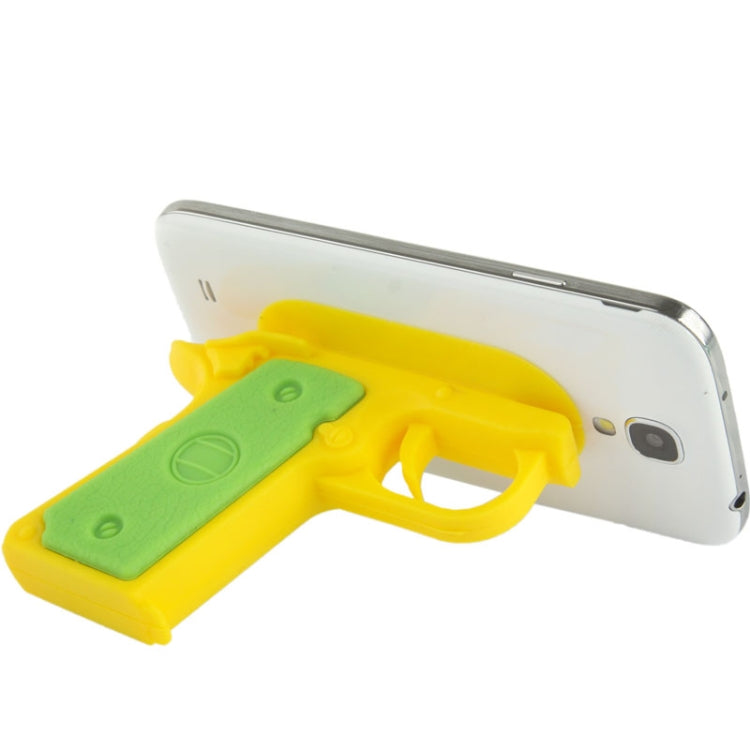 Silicone Pistol Shape Universal Non-slip Mobile Phone Bracket for iPhone 5 / iPhone 4S / Galaxy S IV / i9500 / Other Mobile Phone