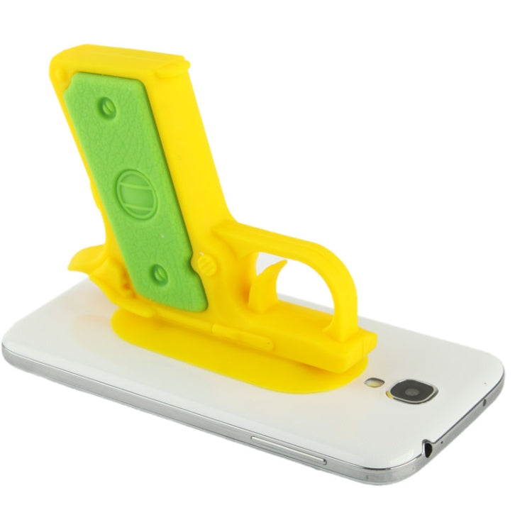 Silicone Pistol Shape Universal Non-slip Mobile Phone Bracket for iPhone 5 / iPhone 4S / Galaxy S IV / i9500 / Other Mobile Phone