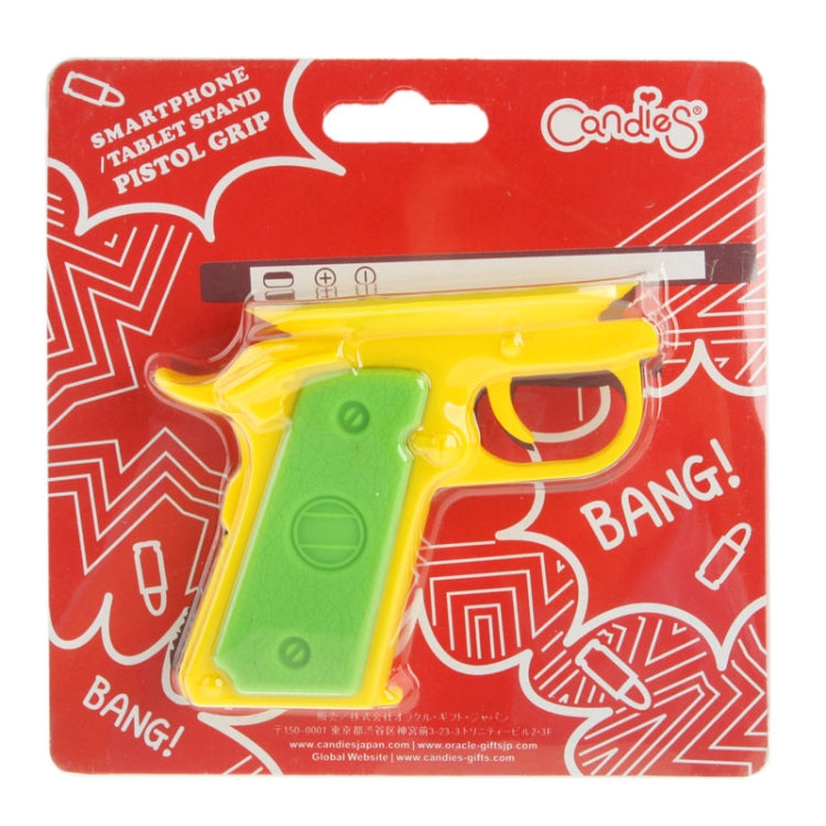 Silicone Pistol Shape Universal Non-slip Mobile Phone Bracket for iPhone 5 / iPhone 4S / Galaxy S IV / i9500 / Other Mobile Phone