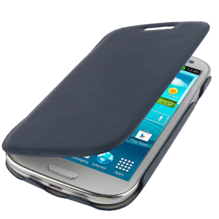 Thermal Styling Crazy Horse Texture Horizontal Flip Leather Case for Galaxy S III / i9300