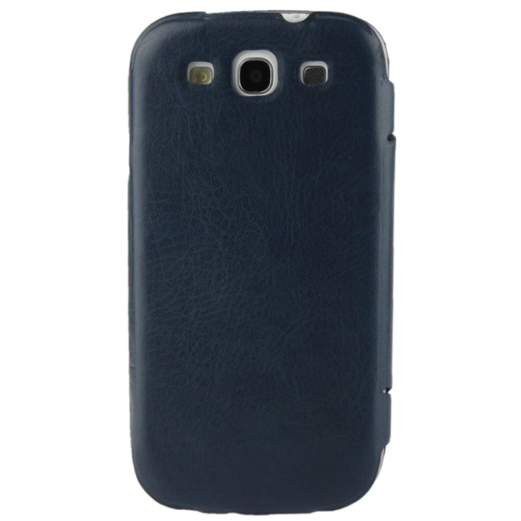 Thermal Styling Crazy Horse Texture Horizontal Flip Leather Case for Galaxy S III / i9300