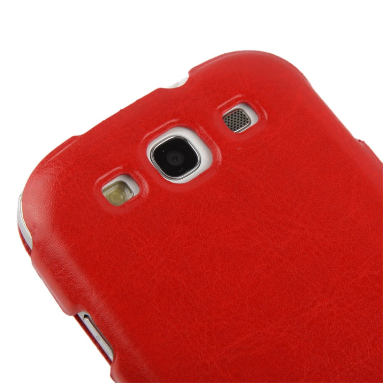 Thermal Styling Crazy Horse Texture Horizontal Flip Leather Case for Galaxy S III / i9300