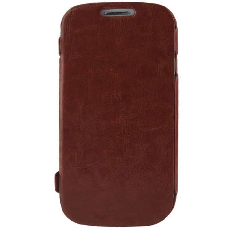 Thermal Styling Crazy Horse Texture Horizontal Flip Leather Case for Galaxy S III / i9300